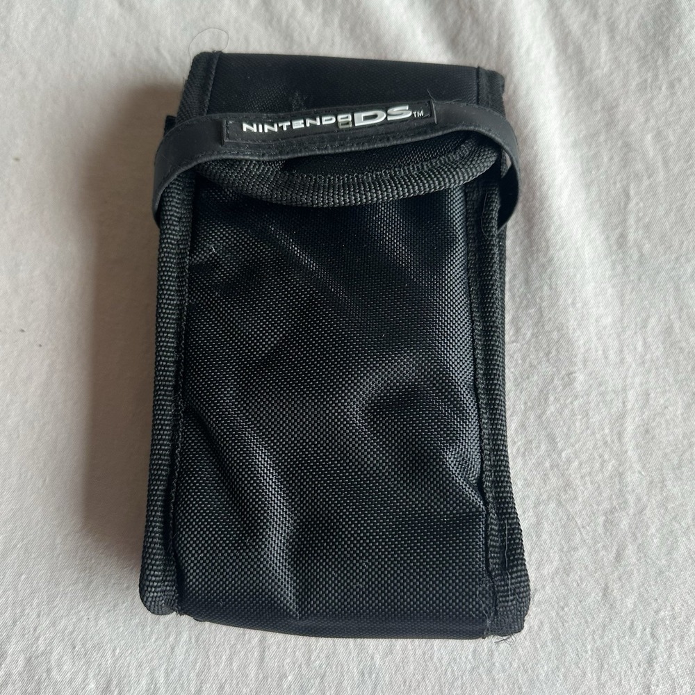 Nintendo DS Black Vintage Official Nintendo Soft Carrying Case EUC‎